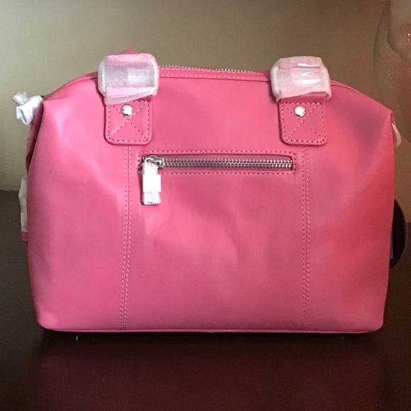 NWT Urban Outfitters Nunoo Small Bobby Silky Shoulder Bag Rose - Picture 5 of 9